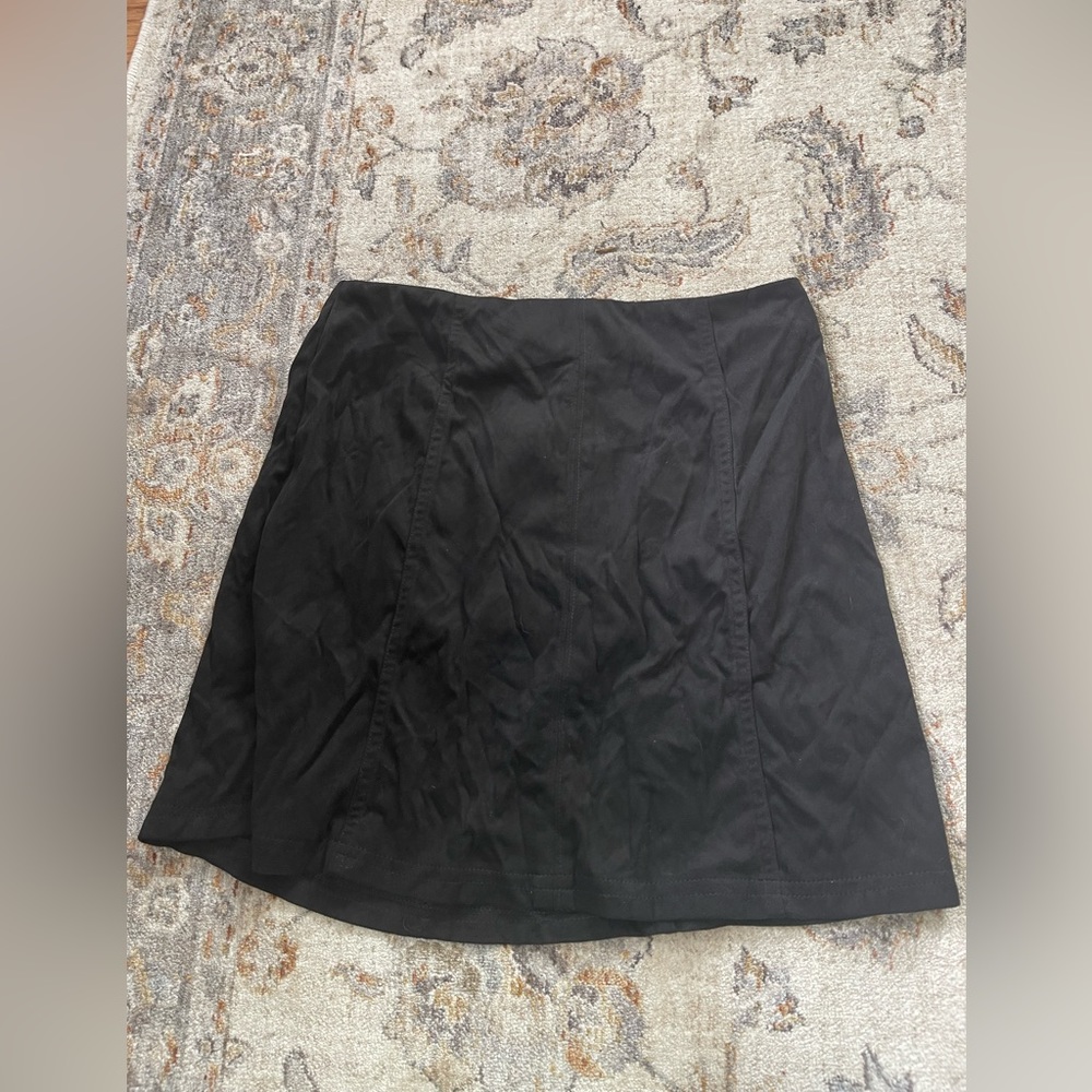 Women’s Black Suede Skirt Size S